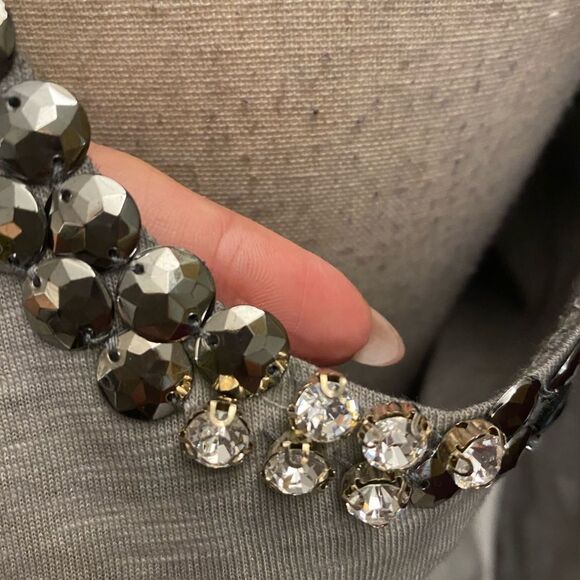 Zarqa crystal embellishments beautiful long sleeve, M - Picture 6 of 9